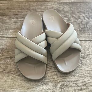 Olukai Hila Sandals Grey Size 8